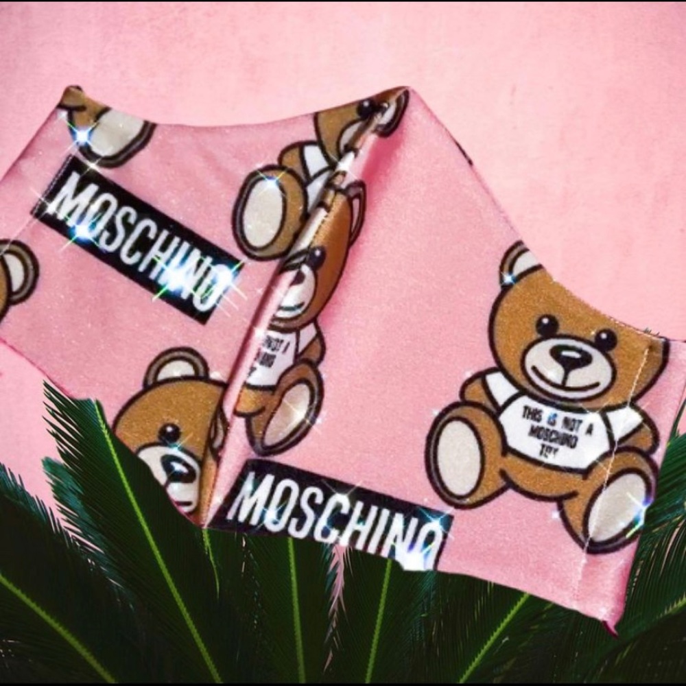 Pink Teddy Bear Face Mask SOLD OUT